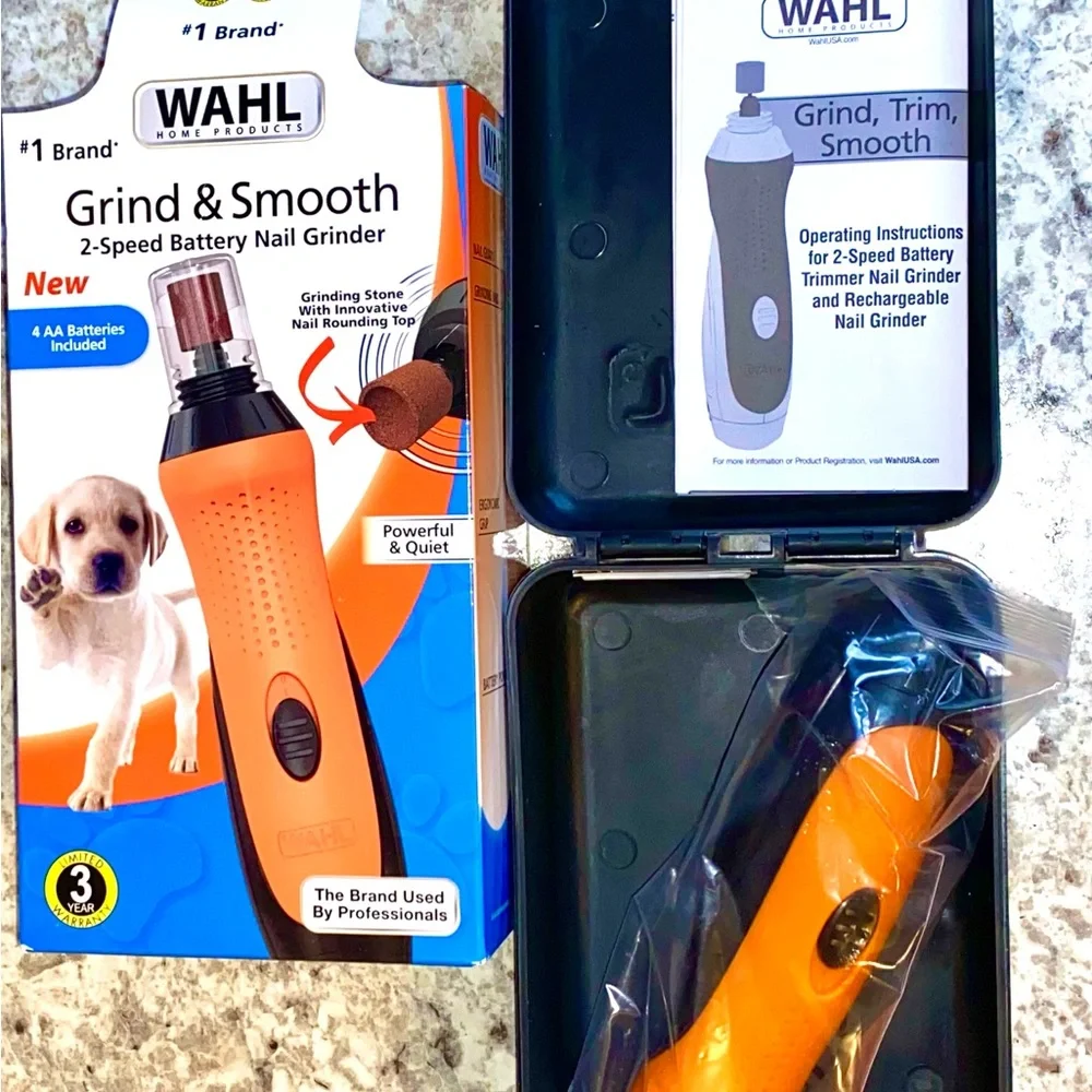 Wahl Grind & Smooth Battery Dog & Cat Nail Grinder